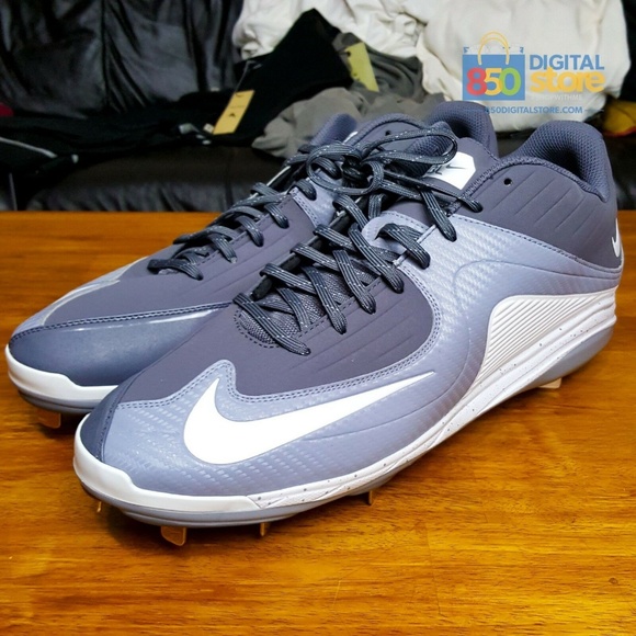 Nike Air MVP Pro 2 Metal Baseball Cleats Grey 16 - Picture 5 of 8